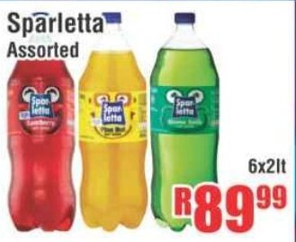 Devland Cash And Carry Sparletta Assorted 6x2lt offer