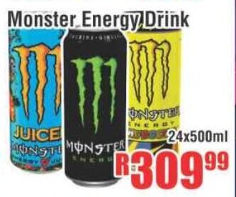 Devland Cash And Carry Monster Energy Drink 24x500ml offer
