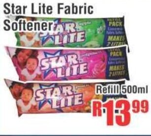 Devland Cash And Carry Star Lite Fabric Softener Refill 500ml offer