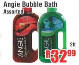 Angie Bubble Bath Assorted 2lt