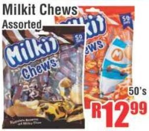 Devland Cash And Carry Milkit Chews Assorted 50's offer