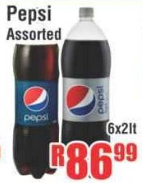 Devland Cash And Carry Pepsi Assorted 6x2lt offer