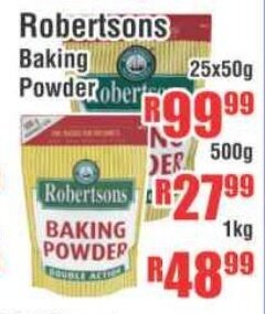 Devland Cash And Carry Robertsons Baking Powder 25x50g offer