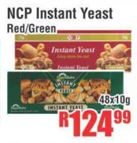 Devland Cash And Carry NCP Instant Yeast Red/Green 48x10g offer