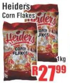 Devland Cash And Carry Heiders Corn Flakes 1kg offer
