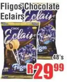 Devland Cash And Carry Fligos Chocolate Eclairs 48's offer