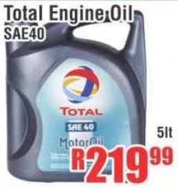 Devland Cash And Carry Total Engine Oil SAE40 5lt offer
