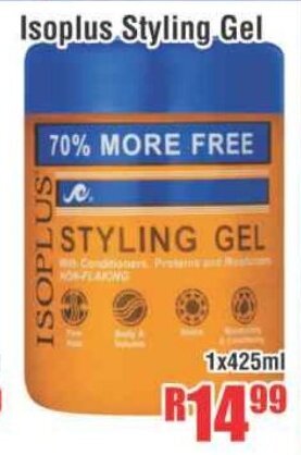 Devland Cash And Carry Isoplus Styling Gel 1x425ml offer