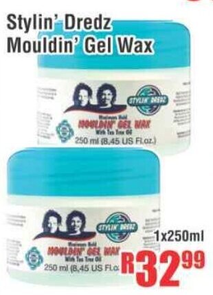 Devland Cash And Carry Stylin' Dredz Mouldin' Gel Wax 1x250ml offer