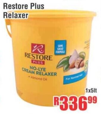 Devland Cash And Carry Restore Plus Relaxer 1x5lt offer