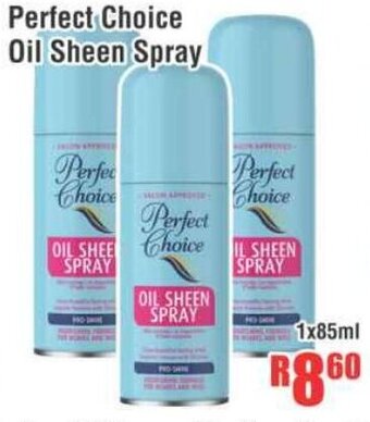 Devland Cash And Carry Perfect Choice Oil Sheen Spray 1x85ml offer
