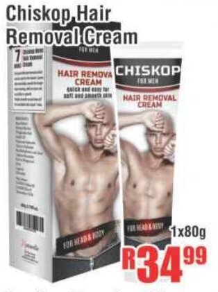 Devland Cash And Carry Chiskop Hair Removal Cream 1x80g offer