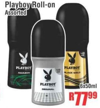 Playboy Roll-on Assorted 6x50ml