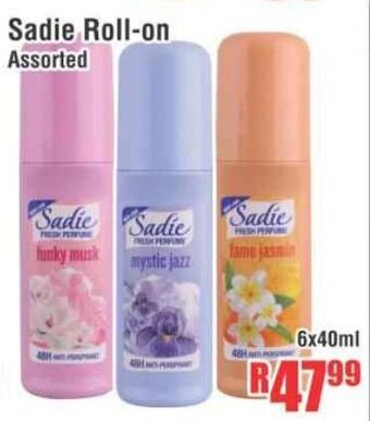 Sadie Roll-on Assorted 6x40ml