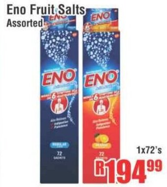Eno Fruit Salts Assorted 1x72's