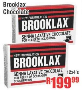 Brooklax Chocolate 12x4's