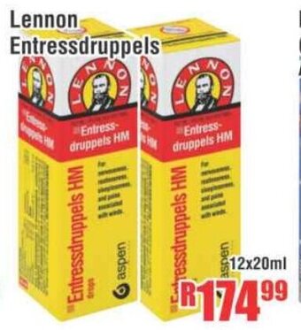 Lennon Entressdruppels 12x20ml