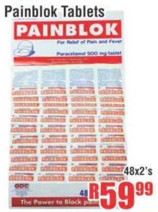 Painblok Tablets 48x2's