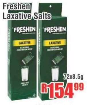 Freshen Laxative Salts 72x8.5g
