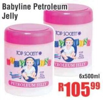 Devland Cash And Carry Babyline Petroleum Jelly 6x500ml offer