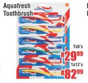 Devland Cash And Carry Aquafresh Toothbrush 1x6's offer