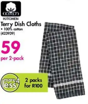 Makro Terry Dish Cloths 2-pack offer