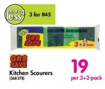 Makro Kitchen scourers 3+2-pack offer