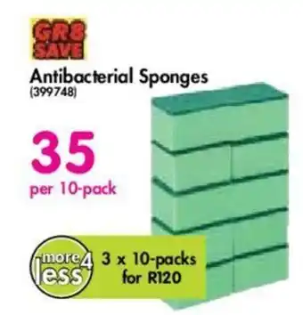 Makro Antibacterial Sponges 10-pack offer