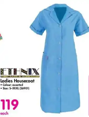 Makro Ethnix Ladies Housecoat S-XXXL offer