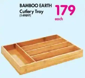 Makro Bamboo Earth Cutlery Tray offer