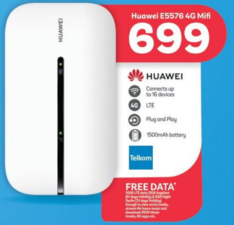 PEP Huawei E5576 4G Mifi offer