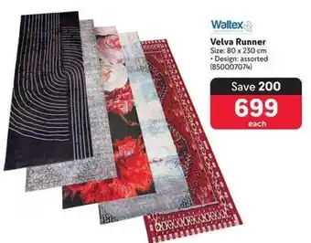 Makro Waltex - velva runner offer