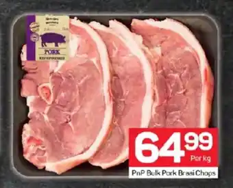 Pick n Pay Hypermarket PnP Bulk Pork Braai Chops offer