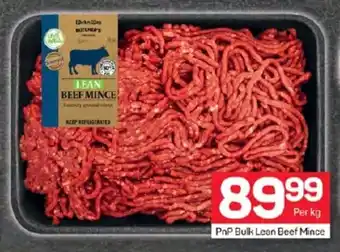 Pick n Pay Hypermarket PnP Bulk Lean Beef Mince offer
