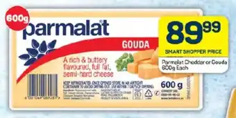 Pick n Pay Hypermarket Parmalat Cheddar or Gouda 600g Each offer
