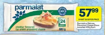 Pick n Pay Hypermarket Parmalat or Melrose Processed Cheese Slices Assorted 400g Each offer