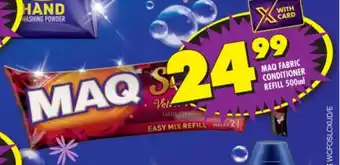 MAQ FABRIC CONDITIONER REFILL 500ml