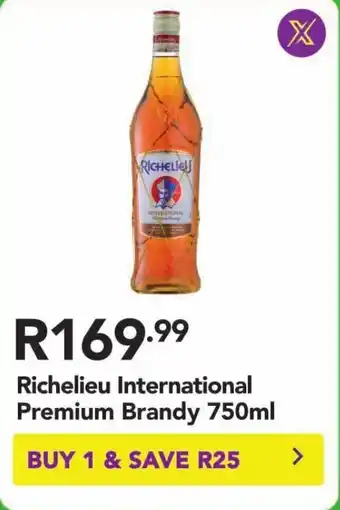 Shoprite Richelieu International Premium Brandy 750ml offer