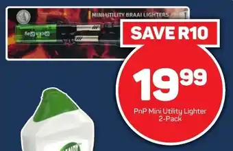 Pick n Pay Hypermarket PnP Mini Utility Lighter 2-Pack offer