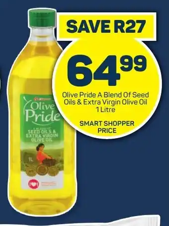 Pick n Pay Hypermarket Olive Pride A Blend Of Seed Oils & Extra Virgin Olive Oil 1 Litre offer