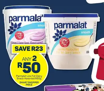 Pick n Pay Hypermarket Parmalat Low Fat Dairy Snack Assorted 850g offer