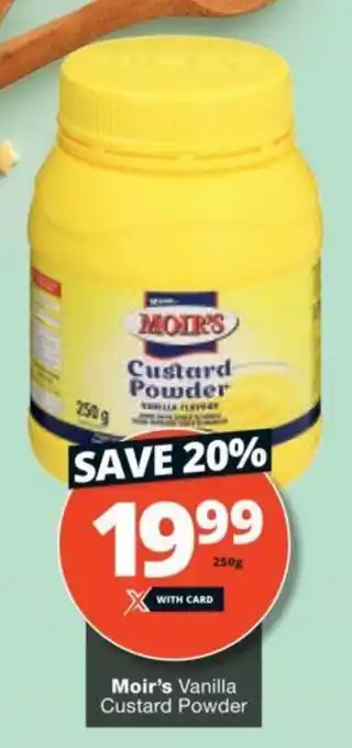 Shoprite Moir's Vanilla Custard Powder offer