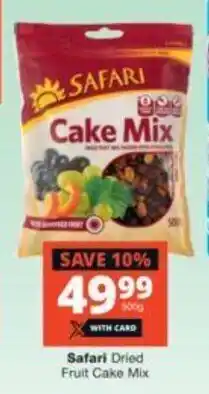 Shoprite Safari Dried Fruit Cake Mix offer