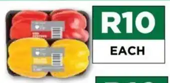 Food Lover's Market Red or Yellow Pepper Prepacks 2s offer