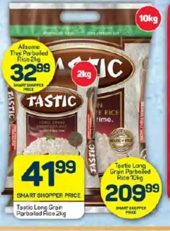 Pick n Pay Hypermarket Tastic Long Grain Parboiled Rice 2kg offer