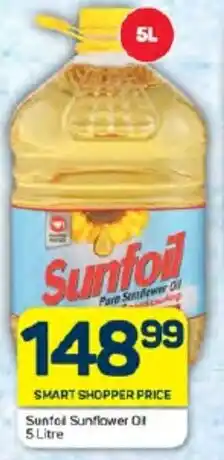 Pick n Pay Hypermarket Sunfoil Sunflower OiI 5 Litre offer