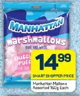 Pick n Pay Hypermarket Manhattan Mallows Assorted 150g Each offer
