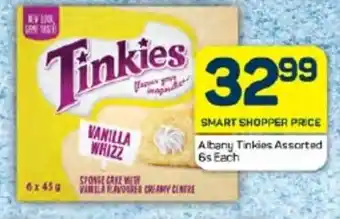 Pick n Pay Hypermarket Albany Tinkies Assorted 6s Each offer