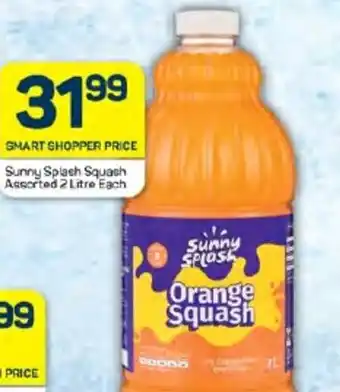 Pick n Pay Hypermarket Sunny Splash Squash Assorted 2 Litre Each offer