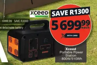 Checkers Xceed Portable Power Station 800W/510Wh offer